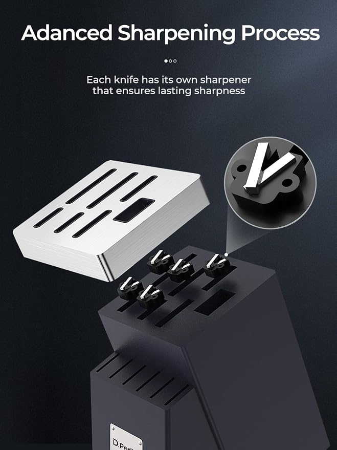 Knife Set, D.Perlla Kitchen Knife Set - Image 2