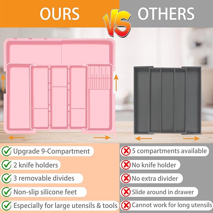Homecor Utensil Drawer Organizer - Image 4