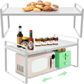 Cabinet Shelves Organizer for Kitchen 11", Expandable Shelf by KOMOHOM