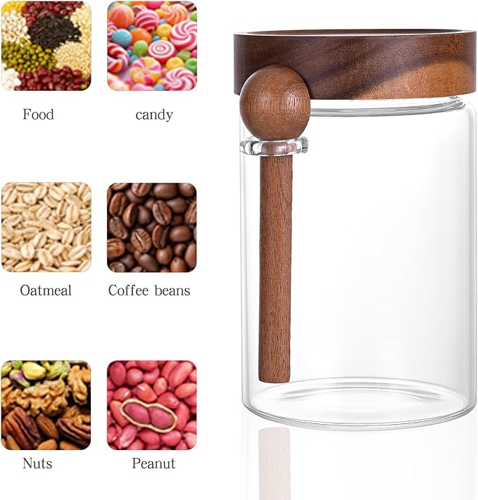 SAIOOL 30 oz High Borosilicate Glass Food Storage Containers - Image 3