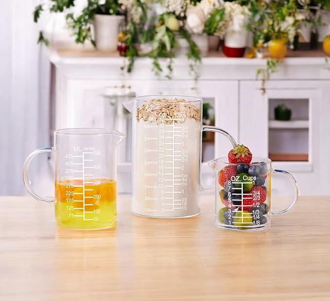 Ackers Etched Graduated Glass Measuring Cup - Image 8