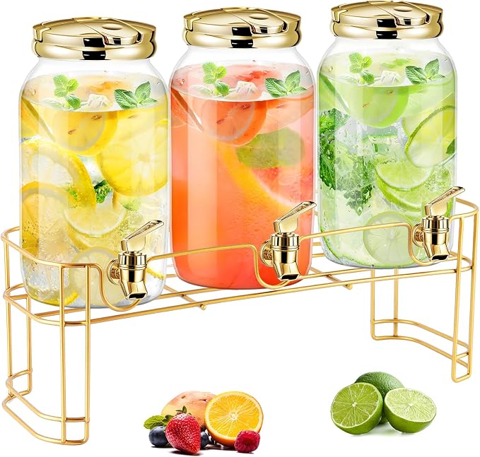 Tanlade 3 Pcs Plastic Drink Dispenser by Tanlade