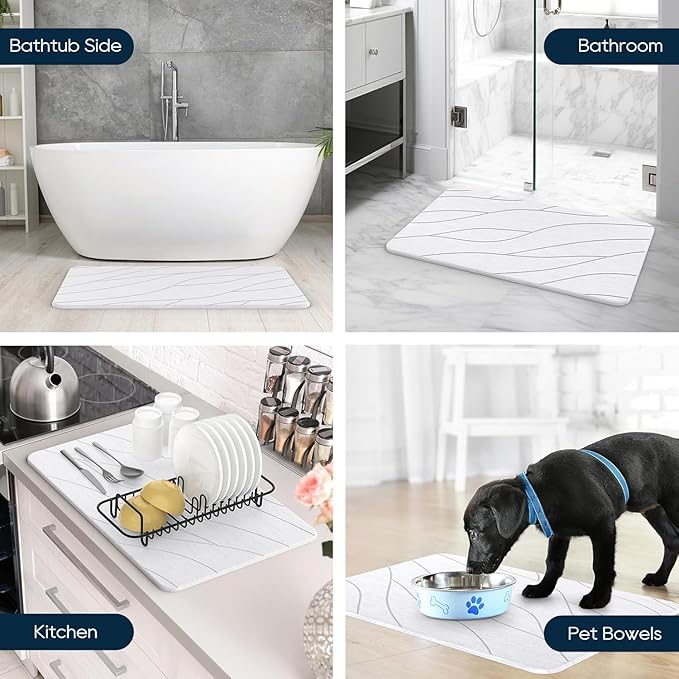 Closefriend Diatomite Stone Bath Mat - Image 6