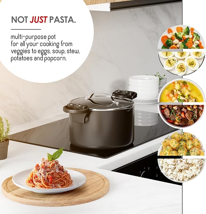 EATEX Pasta Pot with Strainer Lid - Image 5