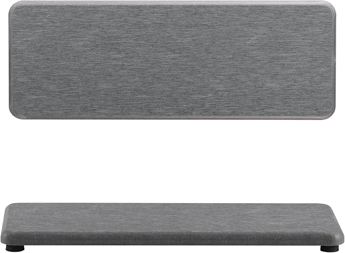 NiuYichee 2 Pcs Water Absorbing Stone Trays, Kitchen/Bathroom Sink Soap Dish by NiuYichee