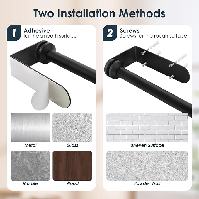 theaoo Under Cabinet Paper Towel Holder - Image 7