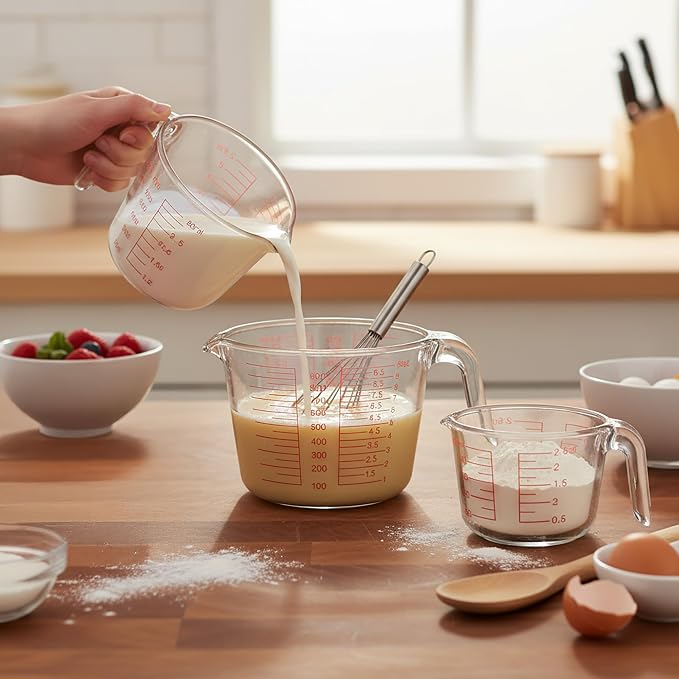 6 Pcs Glass Measuring Cups Set - Image 7