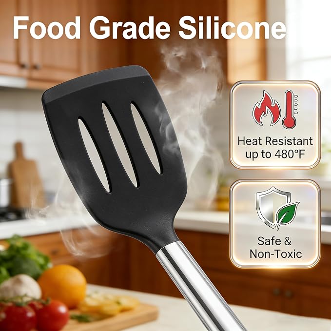 Vayvnt Silicone Cooking Utensils Set - Image 5