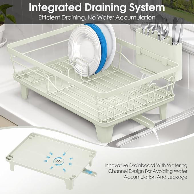 Urackify Dish Drying Rack for Kitchen Counter, Sink Dish Rack - Image 6