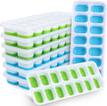 Silicone Ice Cube Tray, 8 Pack Easy-Release & Flexible 14-Ice Cube Trays by Jrisbo