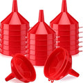 Honeydak 18 Pcs Plastic Funnels 4.7 Inch Wide Mouth Multi-Purpose Funnels by Honeydak