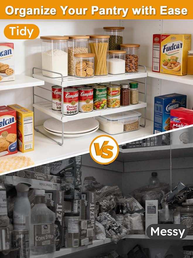 JUPELI Foil and Plastic Wrap Organizer, Expandable Kitchen Pantry Storage - Image 6