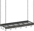 CHOEZON Hanging Pot Rack, 35.4" L x 13" W Ceiling Pot Hanger, Industrial Style by Choezon