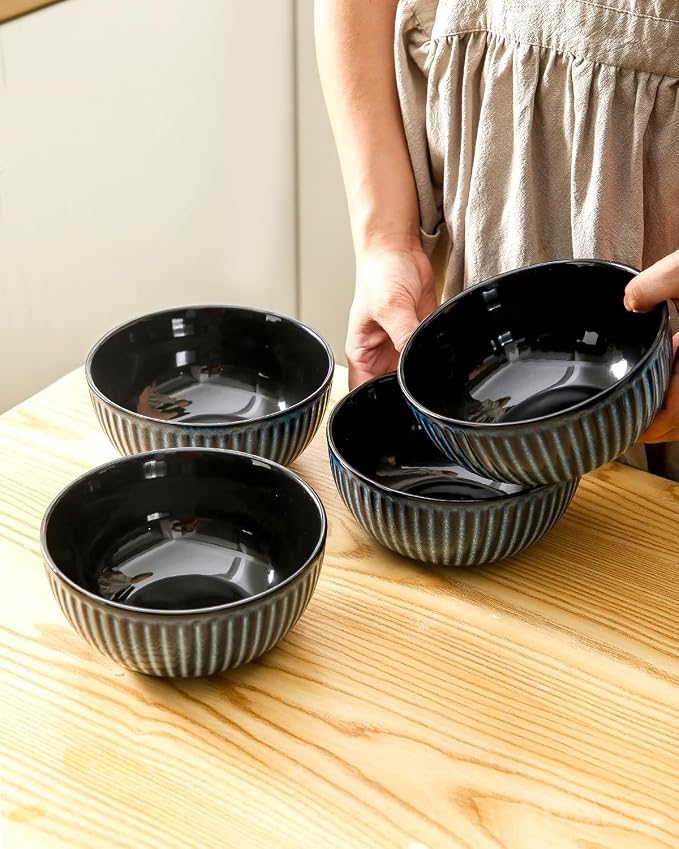 HASENSE Large Ceramic Serving Bowls 42 Oz - Image 7