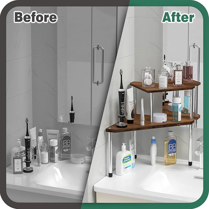 Weenson Bathroom Organizer Countertop, Bathroom Sink Organizer - Image 7