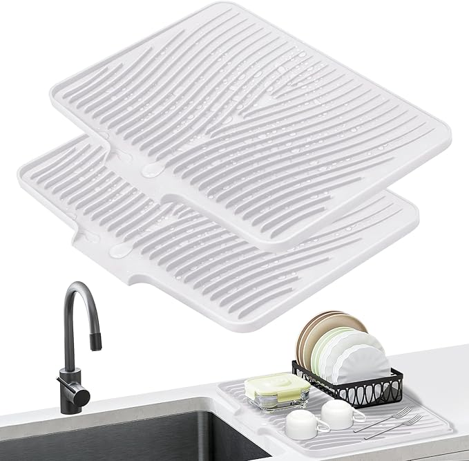 TIKNIK Silicone Dish Drying Mat, Stone Drying Mat by TIKNIKHomeOutdoor