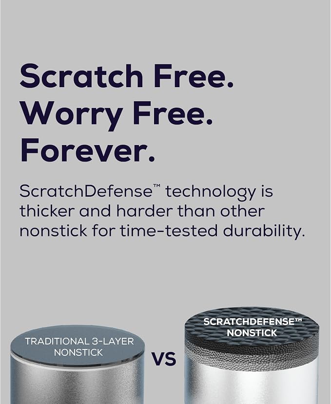 Circulon A1 Series with ScratchDefense Nonstick Induction Small Frying Pan - Image 9
