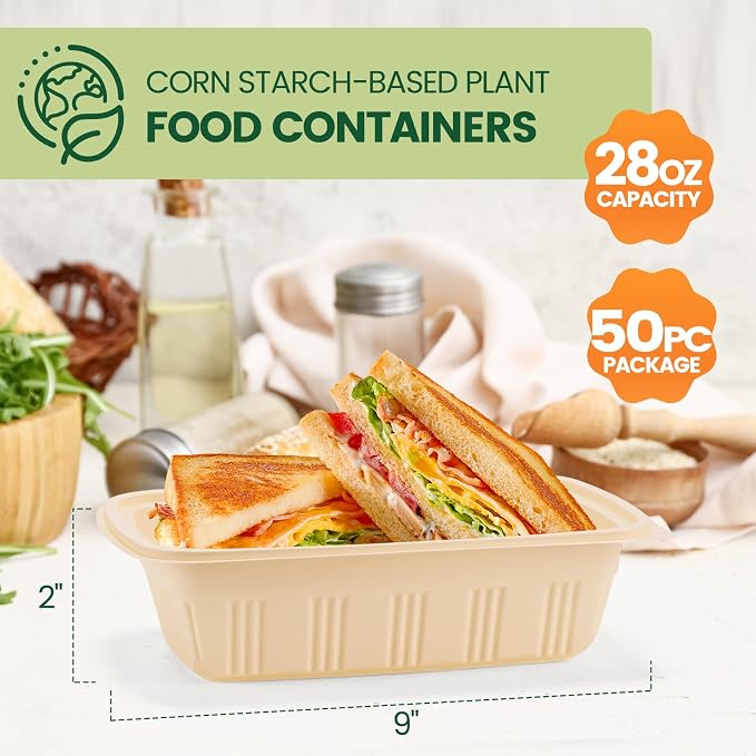 100 Piece Meal Prep Containers - Image 2