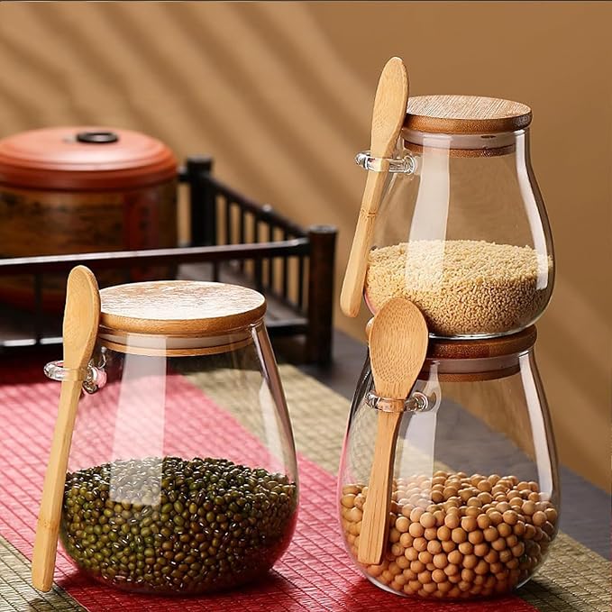 Airtight glass jar storage container - Image 4