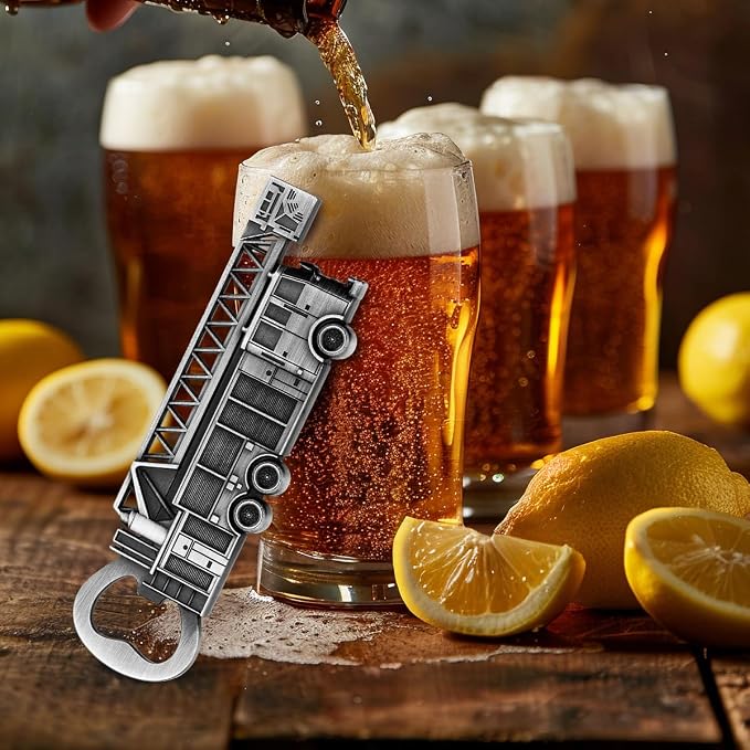 Fire Truck Bottle Opener – Firefighter Gifts - Image 2