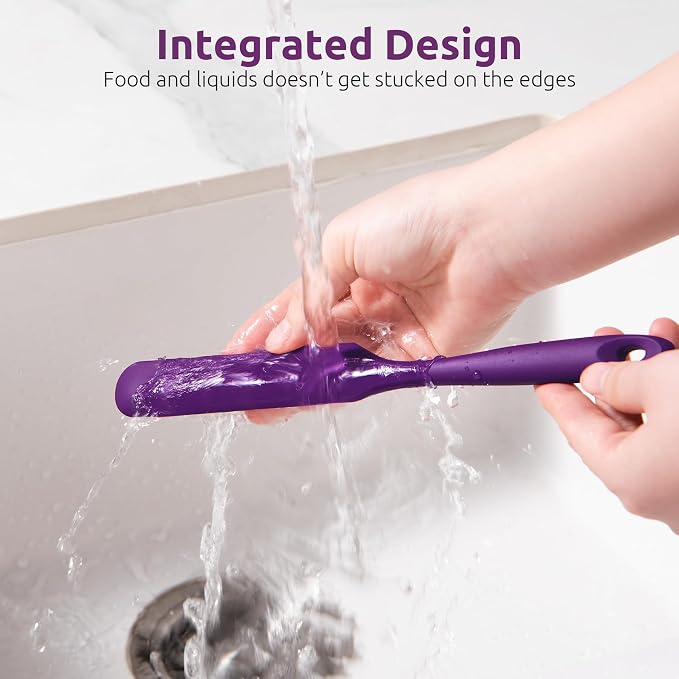 U-Taste Skinny Silicone Jar Spatula: 600ºF Heat-Resistant Food-Grade 10in Long - Image 9
