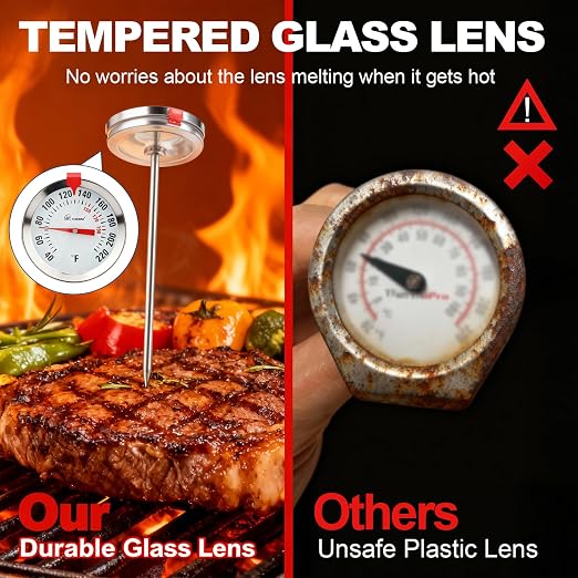 Instant Read Meat Thermometer 2'' Cooking Thermometer Kitchen Thermometer - Image 6