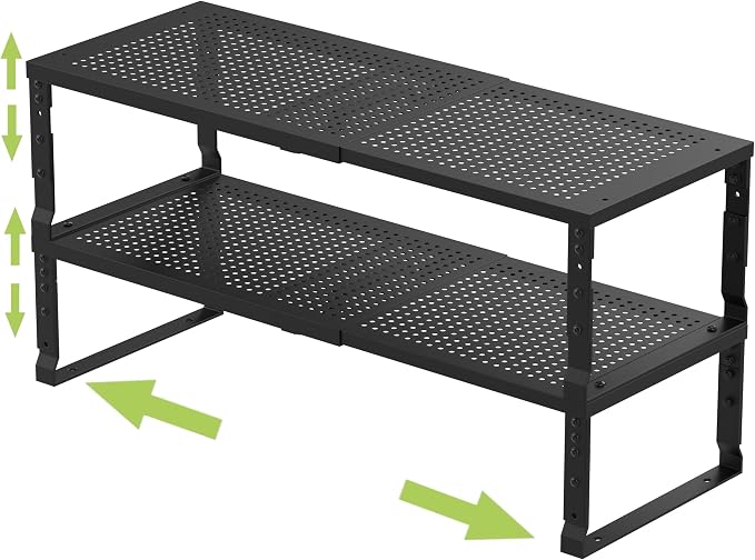 Jojocross Expandable Adjustable Stackable Kitchen Organizer, Spice Rack by JOJOCROSSHIGHQUALITYLIFE