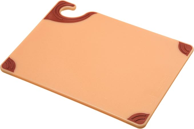 San Jamar Saf-T-Grip Plastic Cutting Board by SanJamar