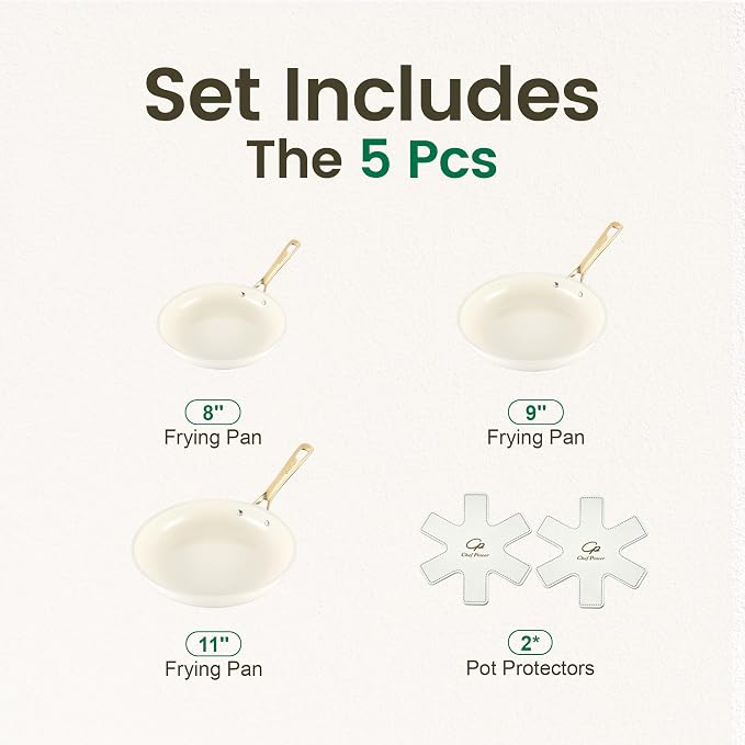 Chef Power Ceramic Frying Pan - Image 2