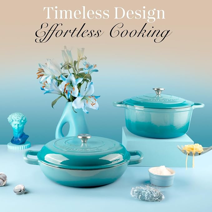 Shallow Cast Iron Casserole - Image 3