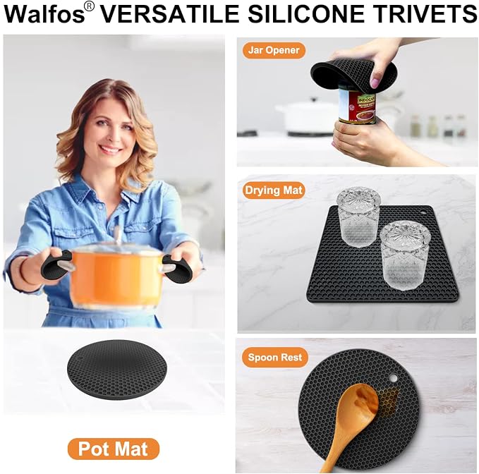 Walfos Silicone Trivet Mats - Image 3