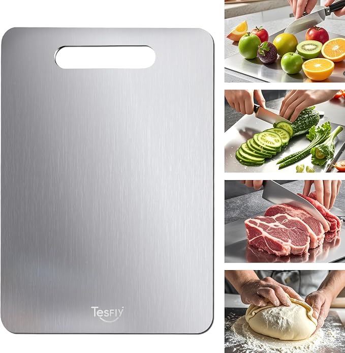 Cutting Boards For Kitchen, Double-sided food-grade Cutting Board For Cutting by TESFLY