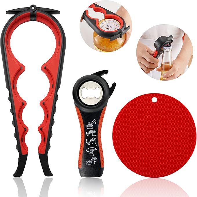 Jar Opener for Weak Hands, Seniors by HUMANFUN