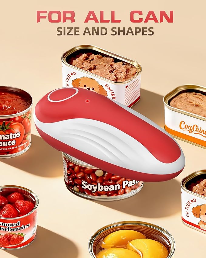 One Touch Rechargeable Can Opener Fits All Can Sizes - Image 6