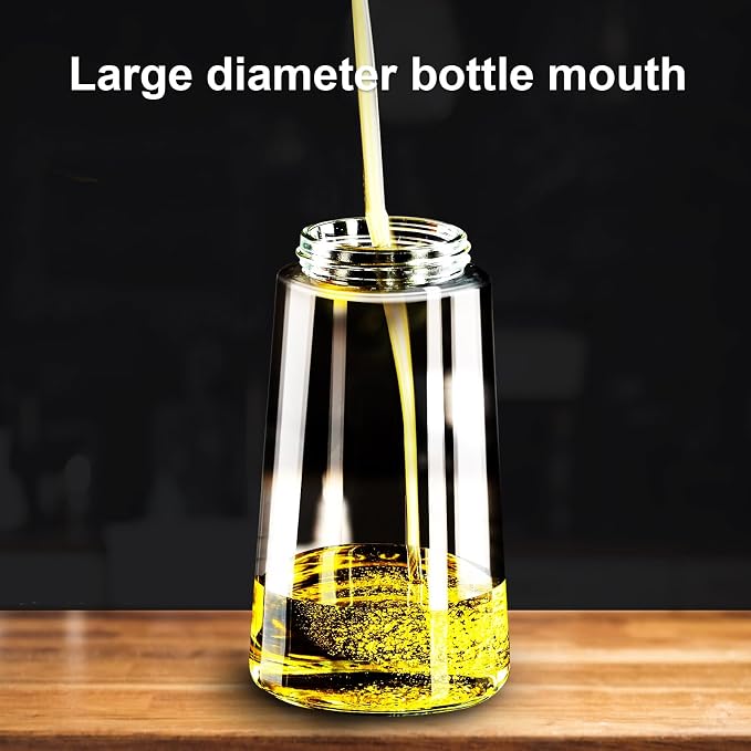 2 in 1 Glass Oil Sprayer & Dispenser, 16oz/470ml Olive Cooking, Air Fryer - Image 8