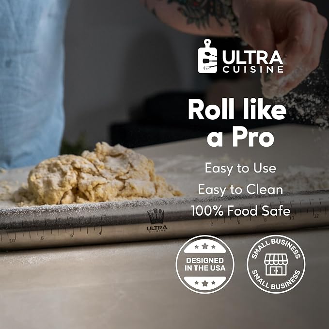 Ultra Cuisine French Rolling Pin - Image 5
