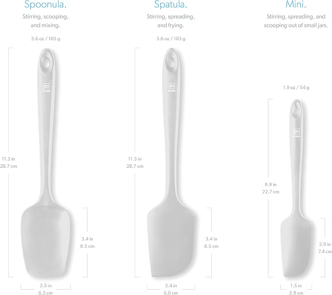 DI ORO Silicone Spatula Set - Image 5