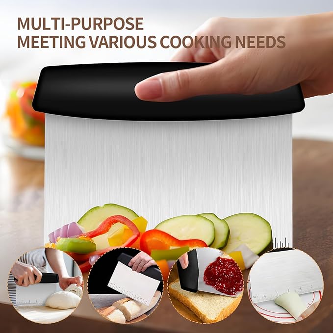 Bench Scraper Cutter, Pastry Scraper - Image 5