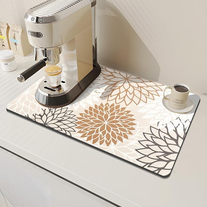 Findosom 2PCS 16" x 24" Dish Drying Mat & 24" x 5.5" Sink Splash Guard - Image 5