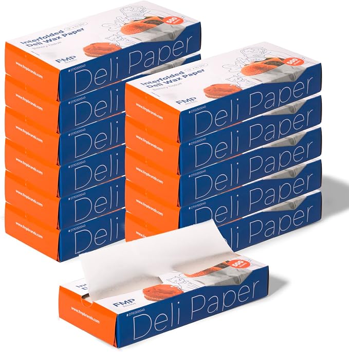 Fit Meal Prep 12 x 10.75" Wax Paper Sheets by FMPBRANDS