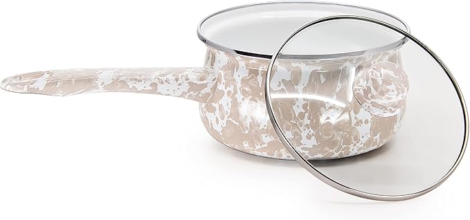 Golden Rabbit Enamelware Sauce Pan - Image 2