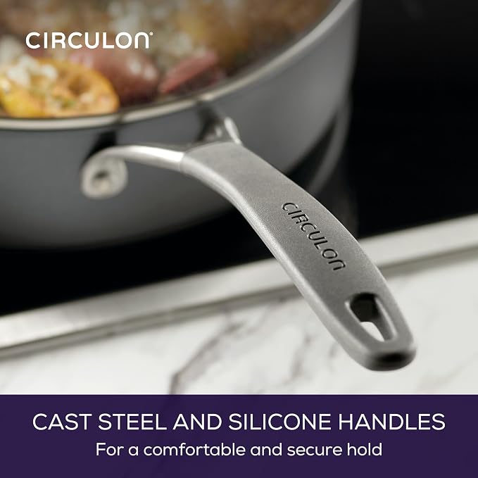Circulon A1 Series with ScratchDefense Nonstick Induction Cookware, Large Saute - Image 6