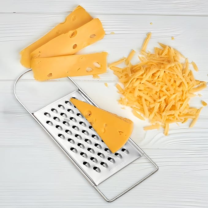 2 Pack Cheese Grater Handheld, Flat Coarse Stainless Steel Food Graters - Image 6