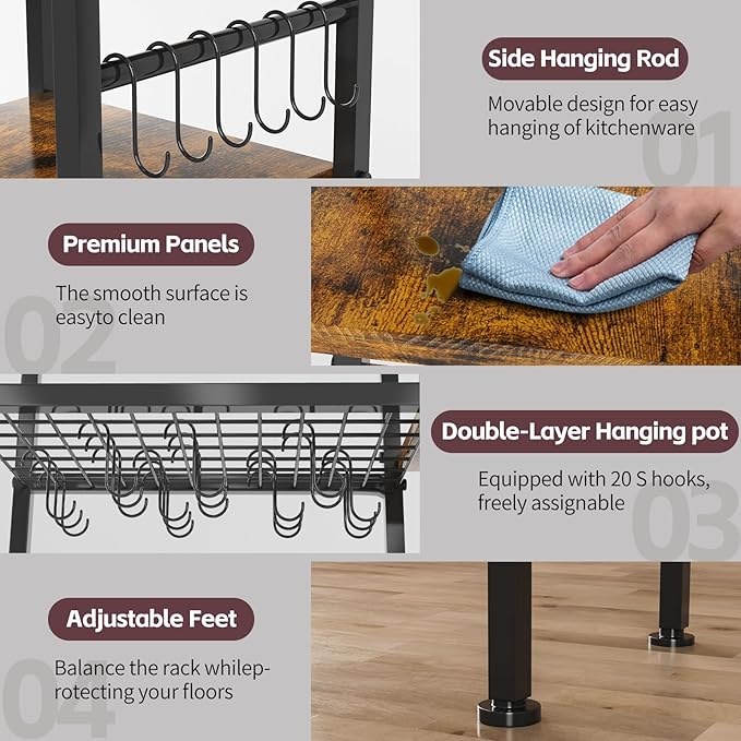 5-Tier Pot and Pan Organizer Rack - Image 7