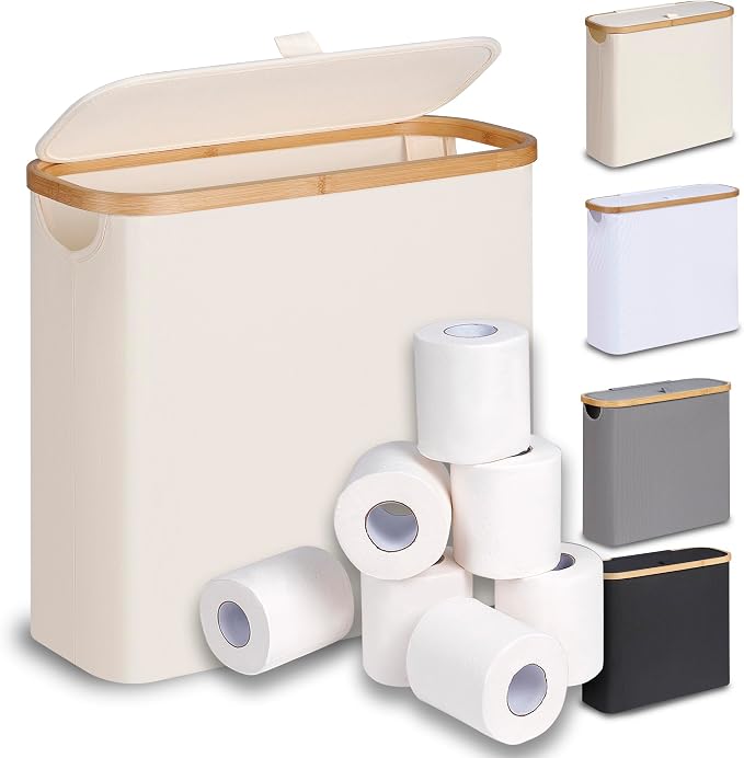 efluky Toilet Paper Basket 28L, Toilet Paper Holder by efluky