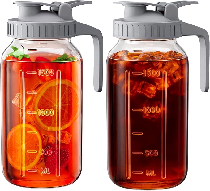 OneDream 2 Pack Glass Pitcher by OneDream