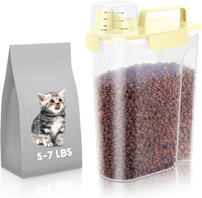 LEAWALK 5Lbs Airtight Cat Dog Food Storage Container - Image 7