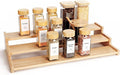 Spice Rack Organizer for Cabinet, 18in Bamboo Tiered Spice Rack，Used for by Unknown