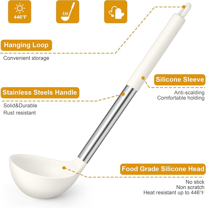 LIANYU 15 Pcs Cooking Kitchen Utensils Set - Image 3