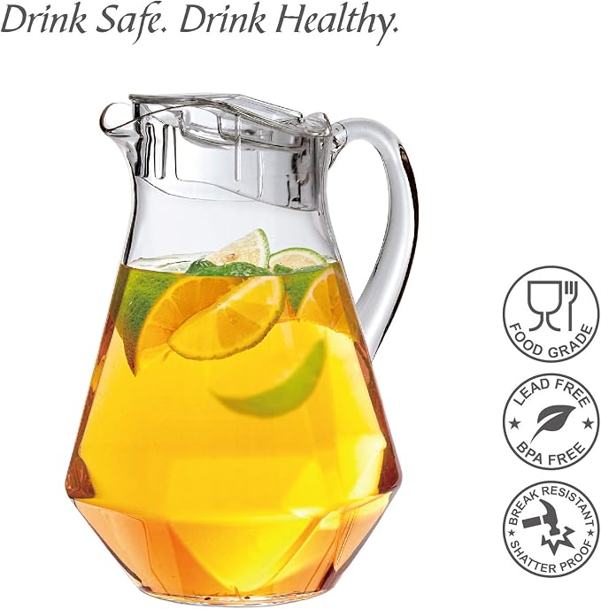 Amazing Abby - Sparkly - Plastic Pitcher, Fridge Jug, Shatter-Proof, and More - Image 4